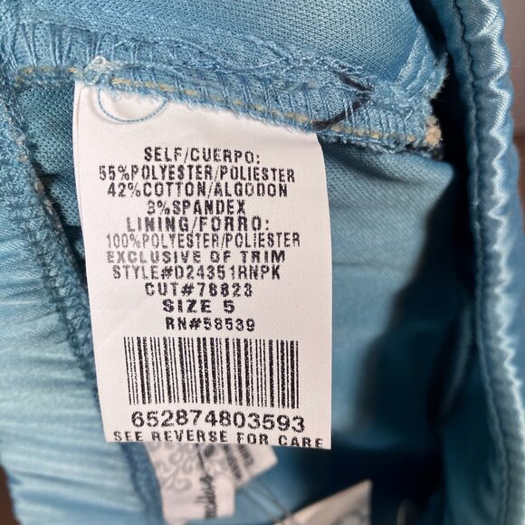 Glamour Blue Bow Short Strapless Sleeveless Party Dress Jr 5 - Picture 7 of 8